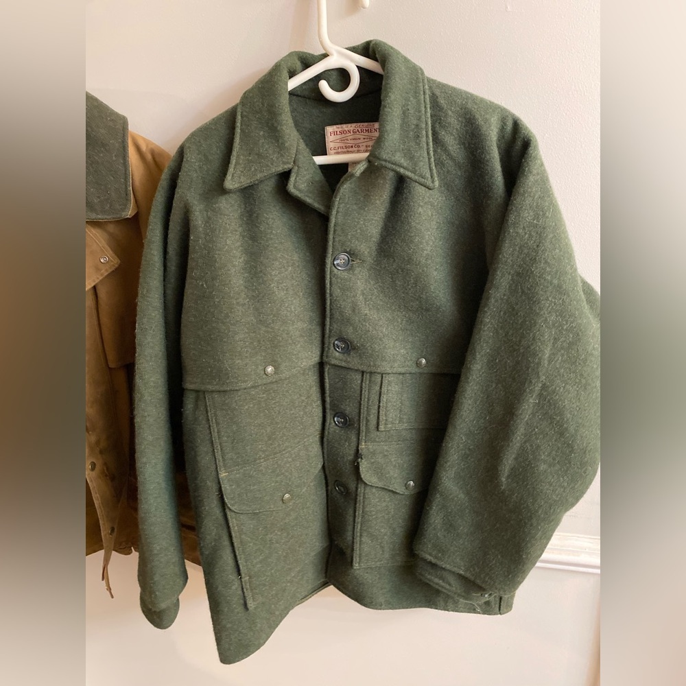 Rare vintage Filson double mackinaw cruiser wool jacket
